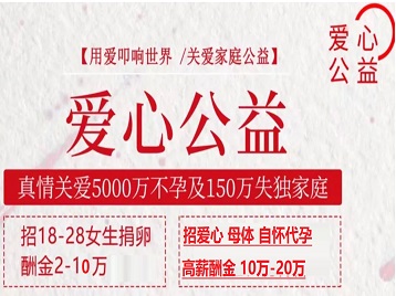 肃南捐卵助孕生子 爱心志愿者招募